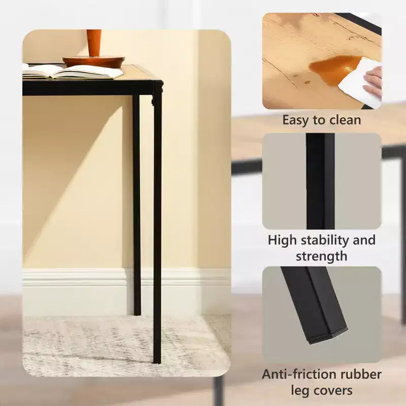 Table de salle à manger compacte pour 2, petite cuisine ou appartement