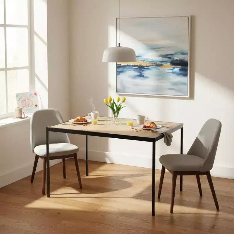 Table de salle à manger compacte pour 2, petite cuisine ou appartement