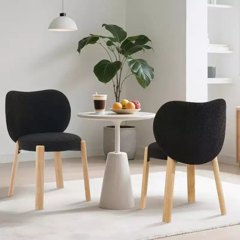 Jolie chaise de coiffeuse avec dossier en forme de cœur, tabouret de maquillage moderne en tissu Teddy pour coiffeuse, bureau, chambre, salle à manger et salon