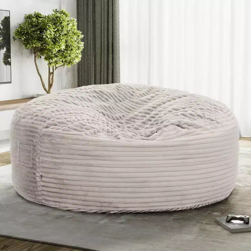 Pouf en mousse de fausse fourrure de 1,5 m