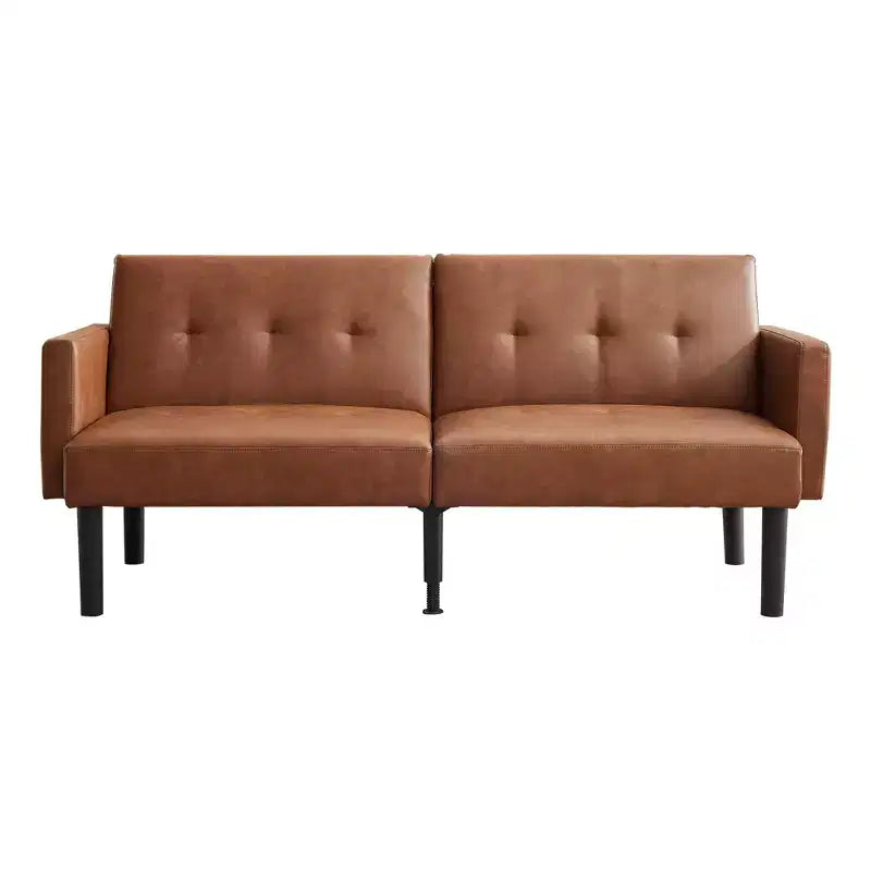 Canapé-lit double, canapé inclinable réglable sur 3 positions, conception surélevée pour un nettoyage facile, canapé pliant moderne pour salon, appartement, bureau