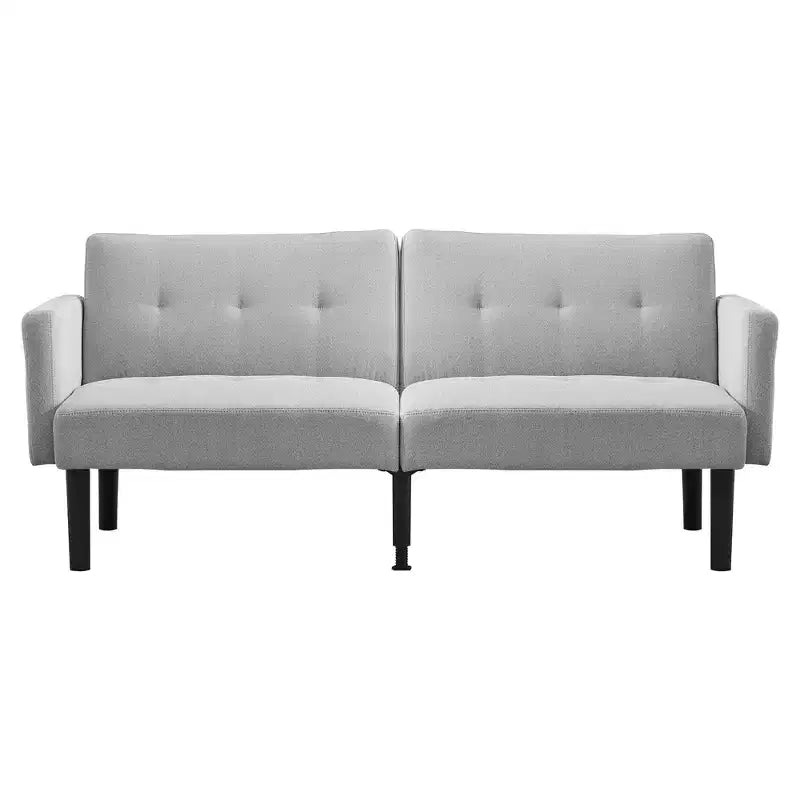 Canapé-lit double, canapé inclinable réglable sur 3 positions, conception surélevée pour un nettoyage facile, canapé pliant moderne pour salon, appartement, bureau
