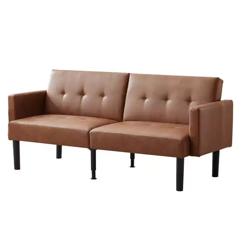 Canapé-lit double, canapé inclinable réglable sur 3 positions, conception surélevée pour un nettoyage facile, canapé pliant moderne pour salon, appartement, bureau