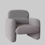 Fauteuil d'appoint moderne, Fauteuil de salon à ossature bois, Fauteuil de lecture confortable pour Salon, Chambre à coucher, Appartement, Coin