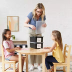 Tour de rangement mobile à 20 compartiments et 20 bacs de rangement, 5x4, Mobilier pour enfants