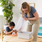 Tour de rangement mobile à 20 compartiments et 20 bacs de rangement, 5x4, Mobilier pour enfants