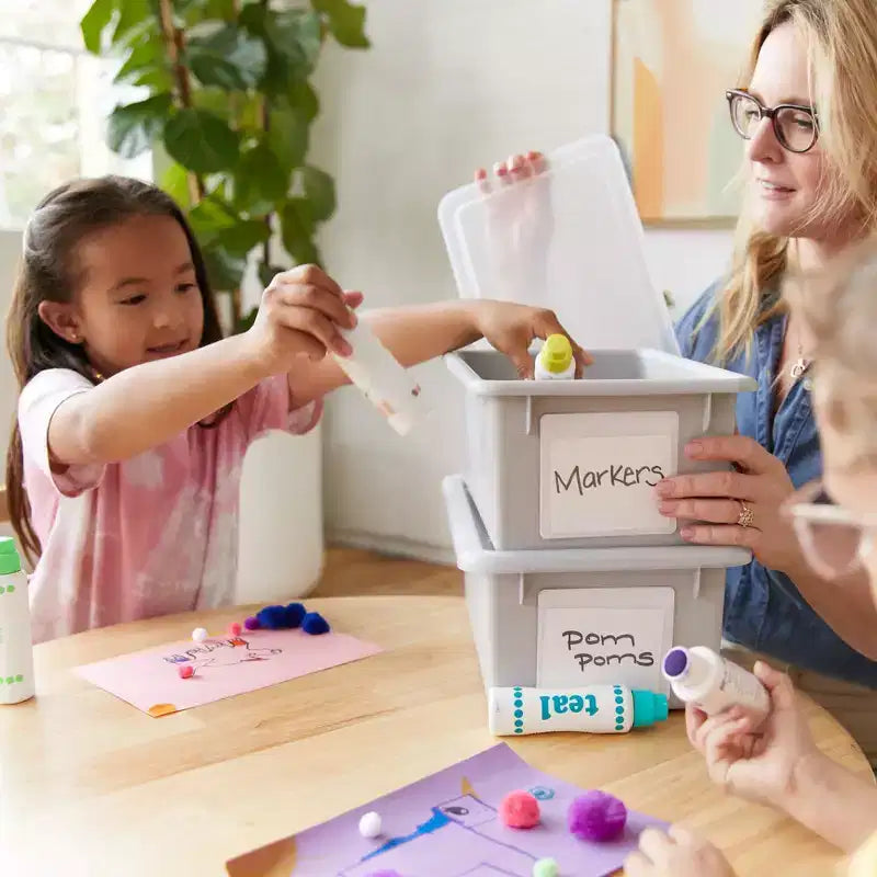 Tour de rangement mobile à 20 compartiments et 20 bacs de rangement, 5x4, Mobilier pour enfants