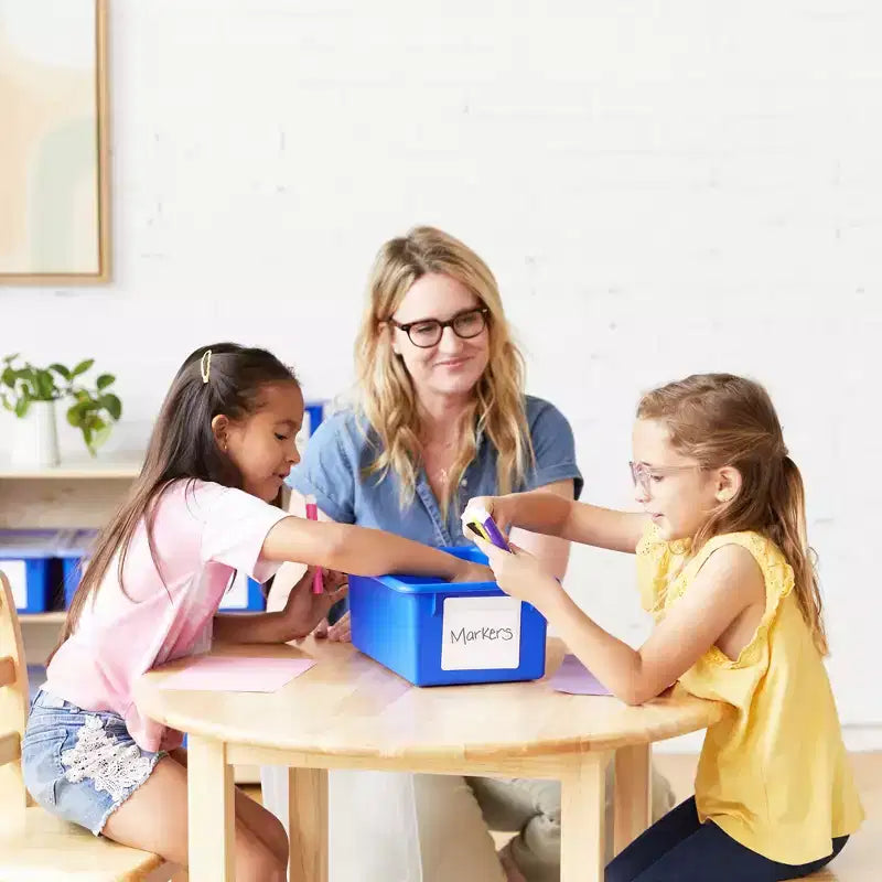 20 - Compartment Mobile Storage Tower and 20 Cubby Bins, 5x4, Kids Furniture