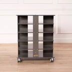 Tour de rangement mobile à 20 compartiments et 20 bacs de rangement, 5x4, Mobilier pour enfants