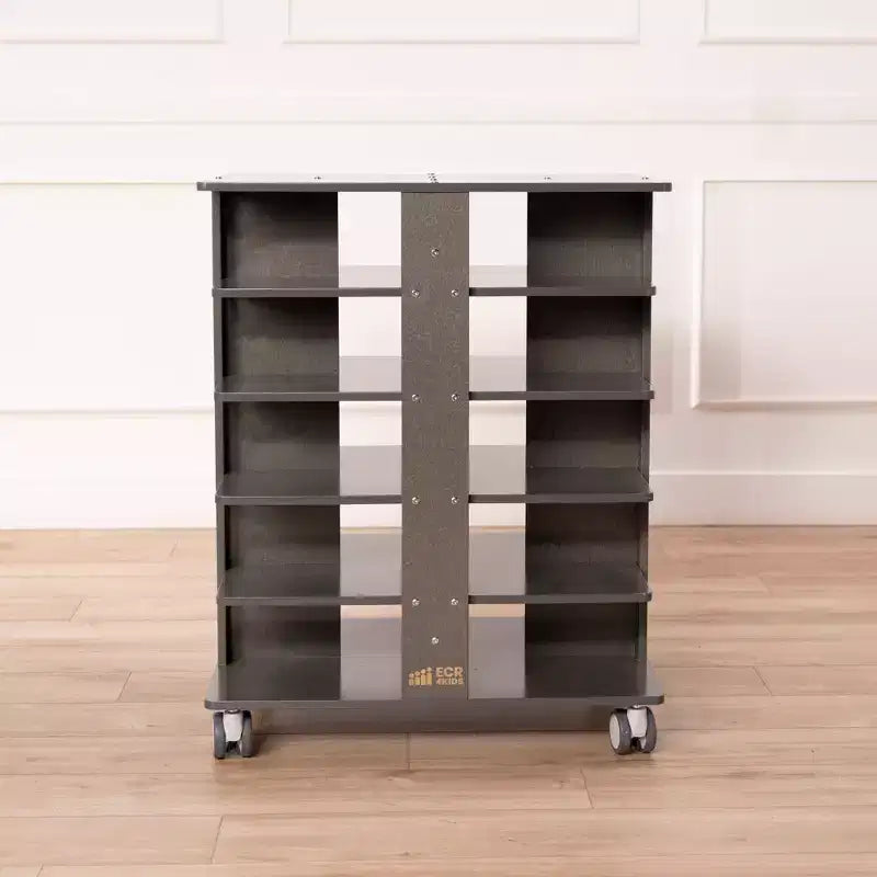 Tour de rangement mobile à 20 compartiments et 20 bacs de rangement, 5x4, Mobilier pour enfants