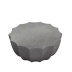 Table Basse Ronde Extérieure 35 Moderne Élégante Étanche et Aucun Assemblage Requis Table Basse d'Extérieur pour Patio, Jardin