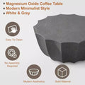35 Outdoor Round Coffee Table Modern Stylish Design Waterproof & No Assembly Required Outdoor Coffee Table for Patio, Garden
