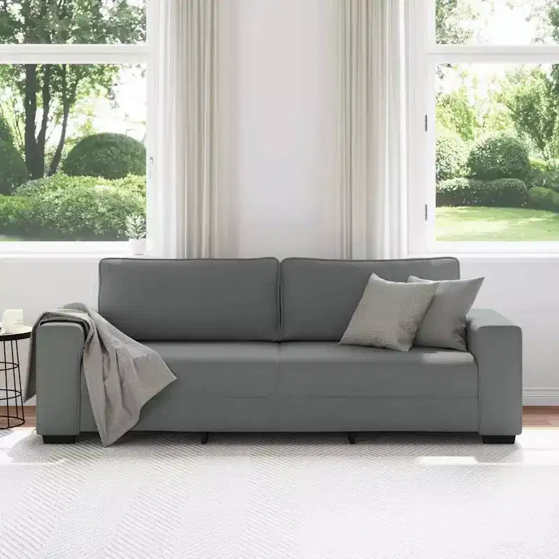 Canapé 3 places Noir 70,9 Tissu