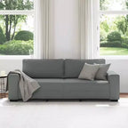 Canapé 3 places Noir 70,9 Tissu