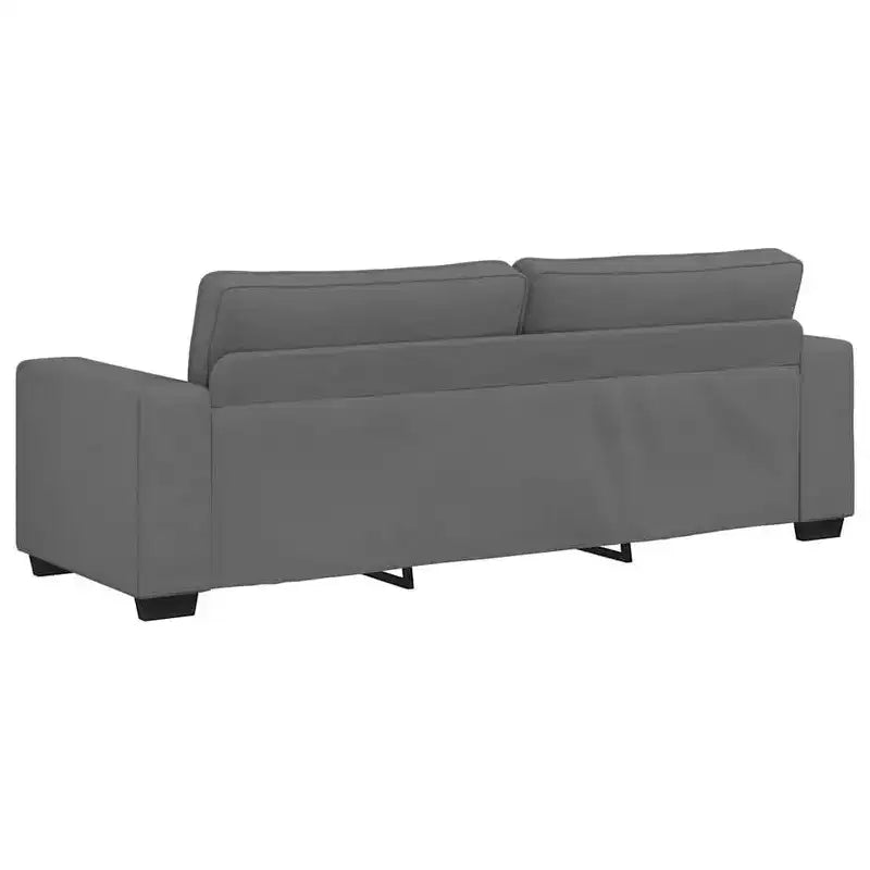 Canapé 3 places Noir 70,9 Tissu