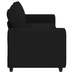Canapé 3 places Noir 70,9 Tissu