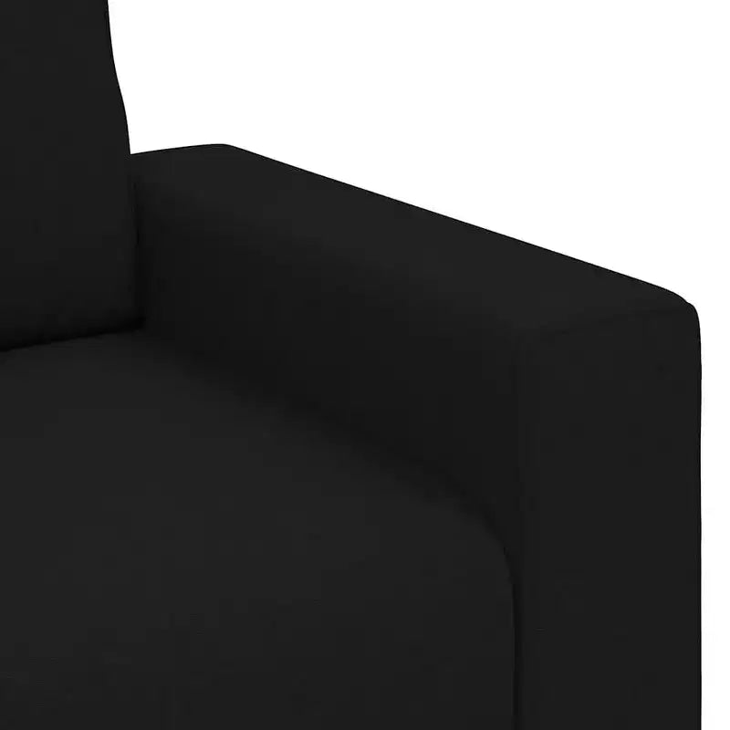 Canapé 3 places Noir 70,9 Tissu