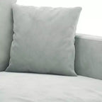 Canapé 2 places Gris clair 47,2 Velours