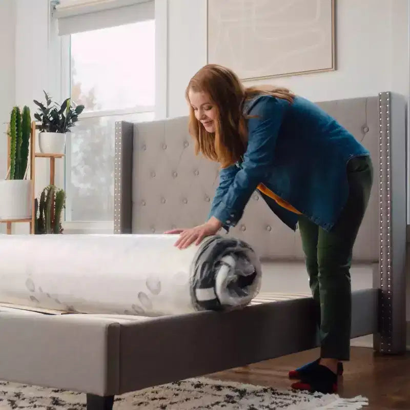 Matelas en mousse et ressorts ensachés de 30 cm, Matelas en boîte