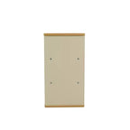 Meuble de rangement 24 casiers pour enfants stratifié érable amande